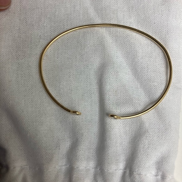 Liven Co Open Bezel Cuff 14k gold - Picture 4 of 7